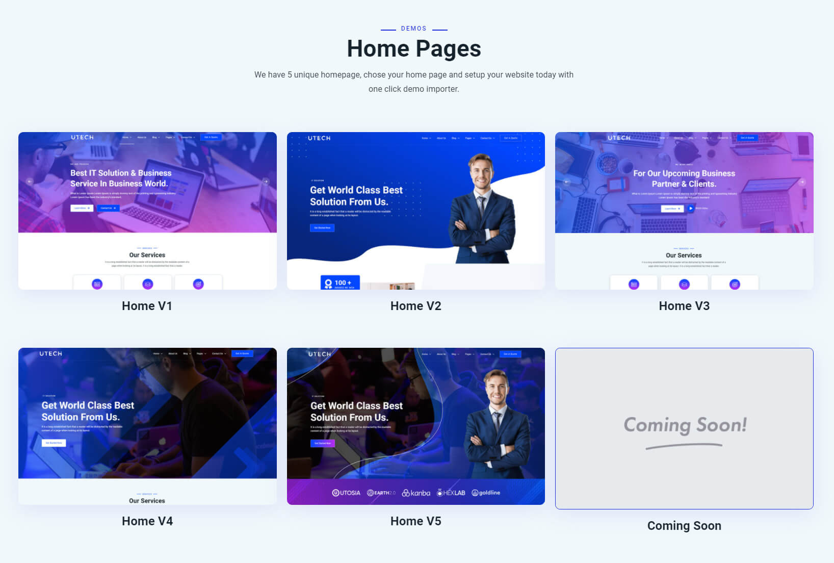 IT Business Theme, WordPress Theme, IT Services and Solutions
